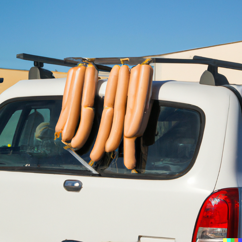Sausages on Cars Image 2